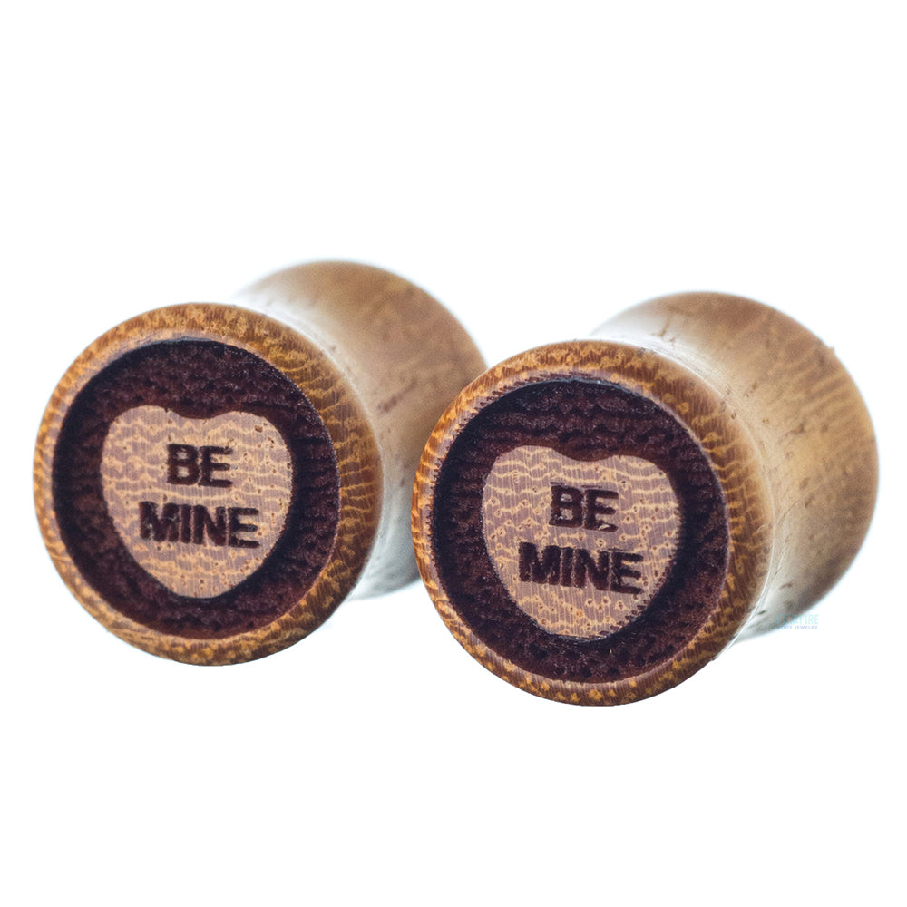 Sweet Heart Wood Plugs
