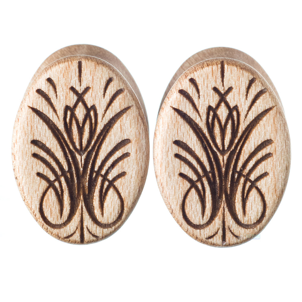 Pinstriping Wood Oval Plugs