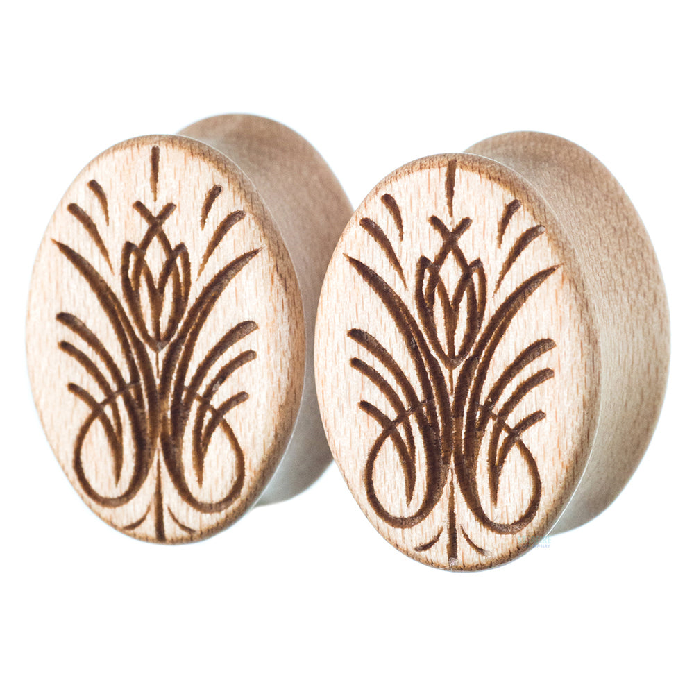 Pinstriping Wood Oval Plugs