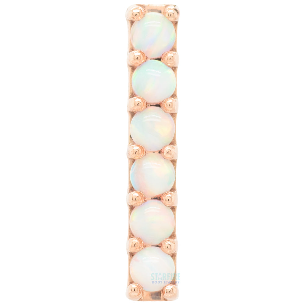 threadless: Rail Pin in Gold with Gemstones