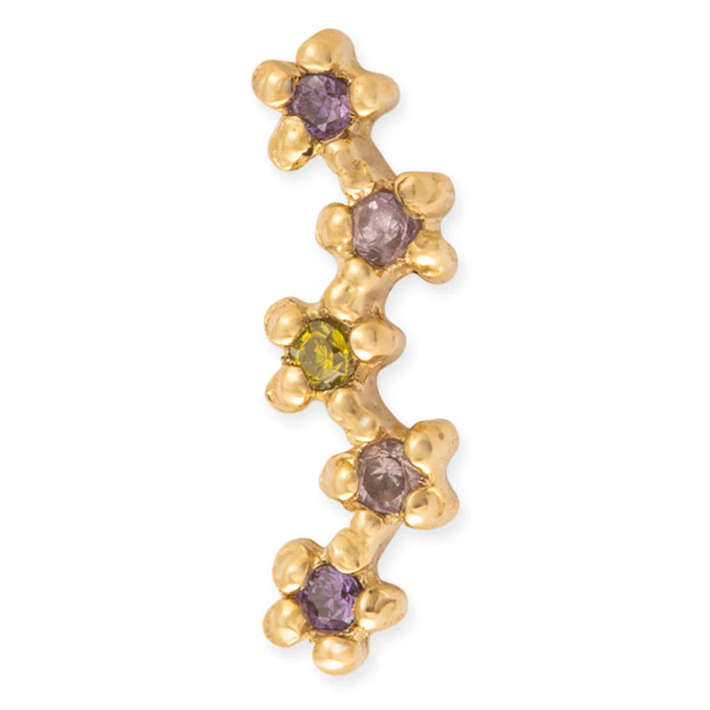 threadless: Stardust Pin in Gold - 'Space Haze' Collection