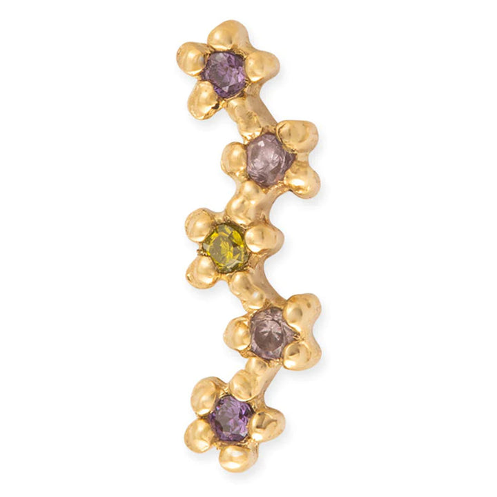 threadless: Stardust Pin in Gold - 'Space Haze' Collection