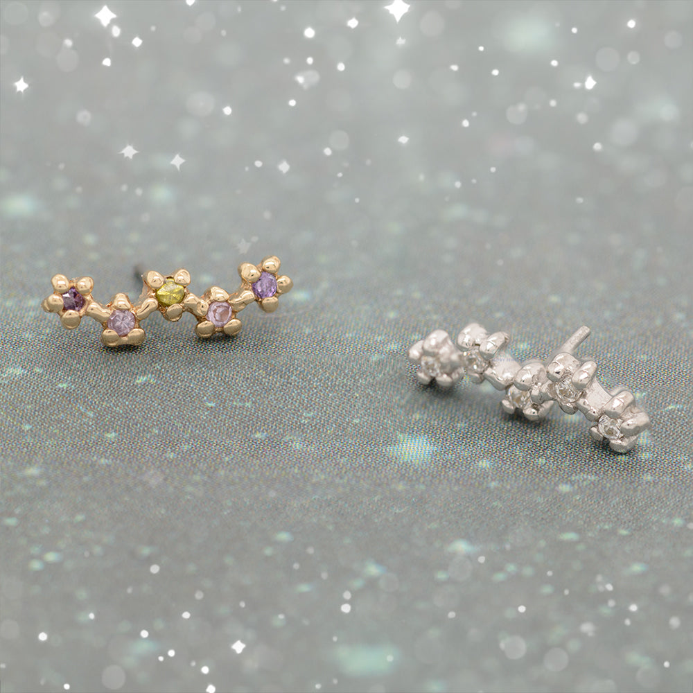 threadless: Stardust Pin in Gold - 'Space Haze' Collection