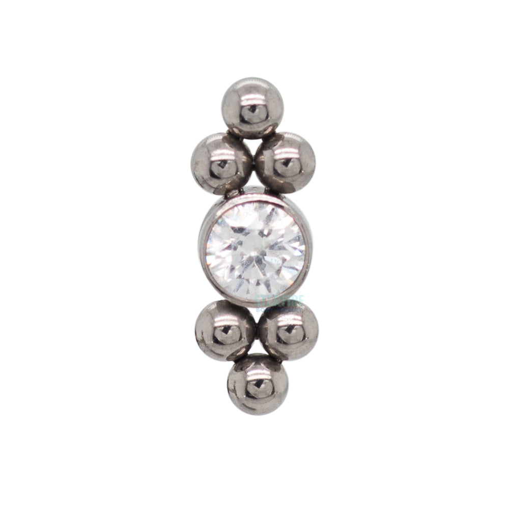 11HT-6A 'Haute Couture' 2mm Faceted Gem Bezel on Flatback