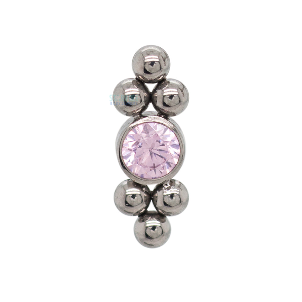 11HT-6A 'Haute Couture' 2mm Faceted Gem Bezel on Flatback