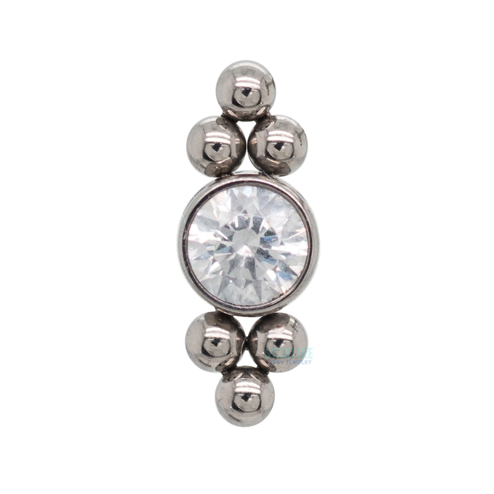 11HT-6A 'Haute Couture' 2.5mm Faceted Gem Bezel on Flatback