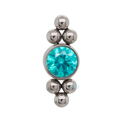 11HT-6A 'Haute Couture' 2.5mm Faceted Gem Bezel on Flatback