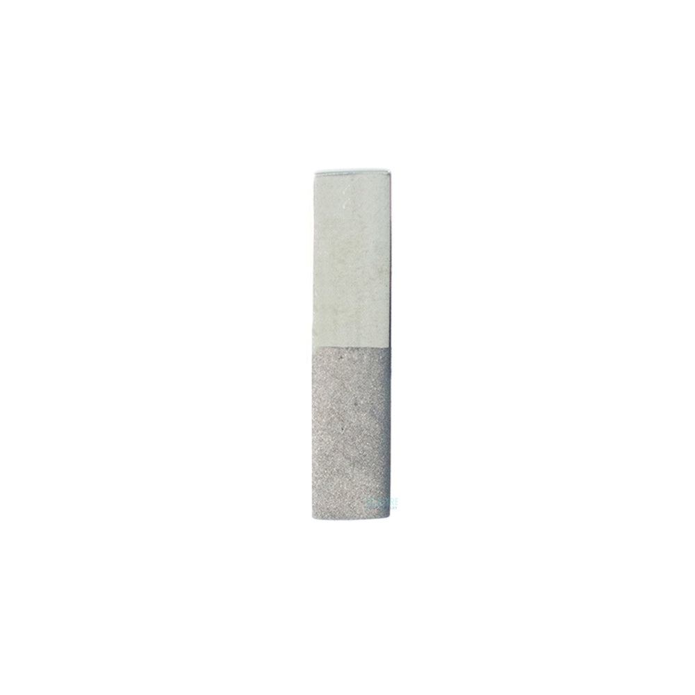 Half Sandblasted Rectangle in Gold - on flatback