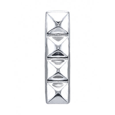 Pyramid Strip Threaded End in Gold & Platinum