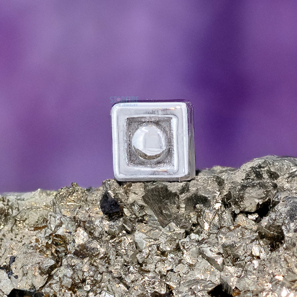 threadless: Square Dot Pin in Gold & Platinum