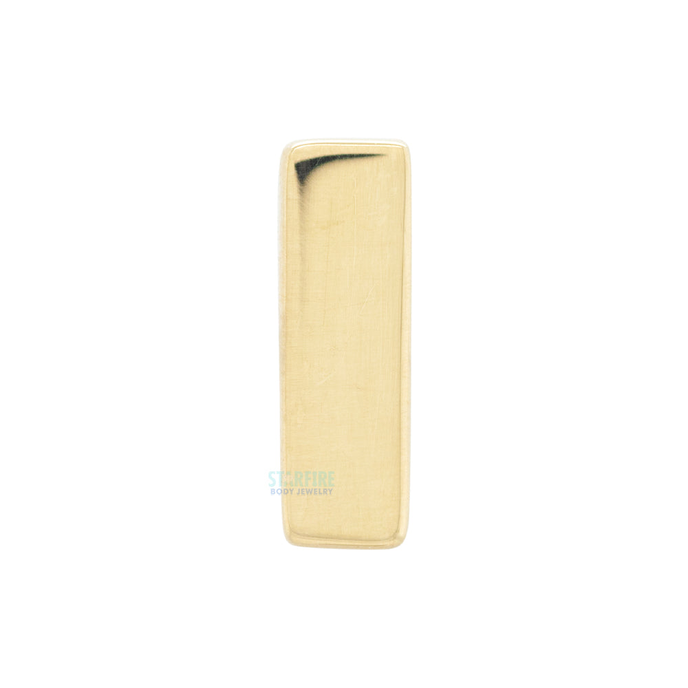 threadless: Flat Rectangle Pin in Gold