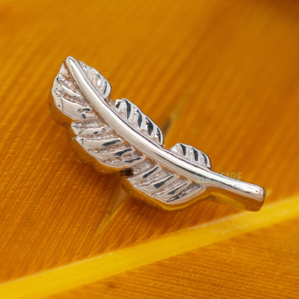 threadless: Tiny Feather End in Gold & Platinum