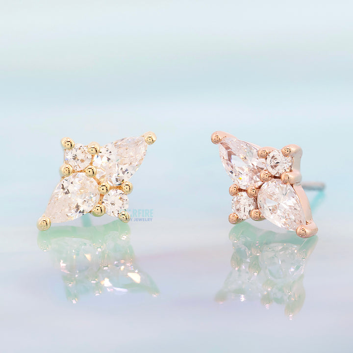 threadless: "Ethereal" End in Gold with CZ's
