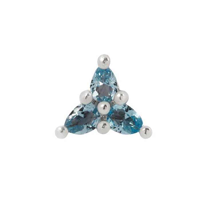 threadless: "3 Little Pears" End in Gold with London Blue Topaz'