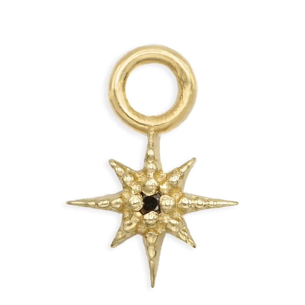 "Lustre" Charm in Gold with Gemstone
