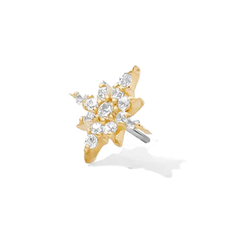 threadless: Ultra Lustre Pin in Gold with Gemstones