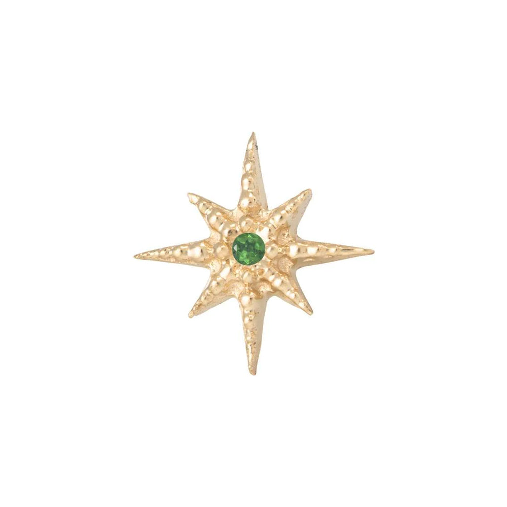 threadless: Lustre Pin in Gold with Gemstone