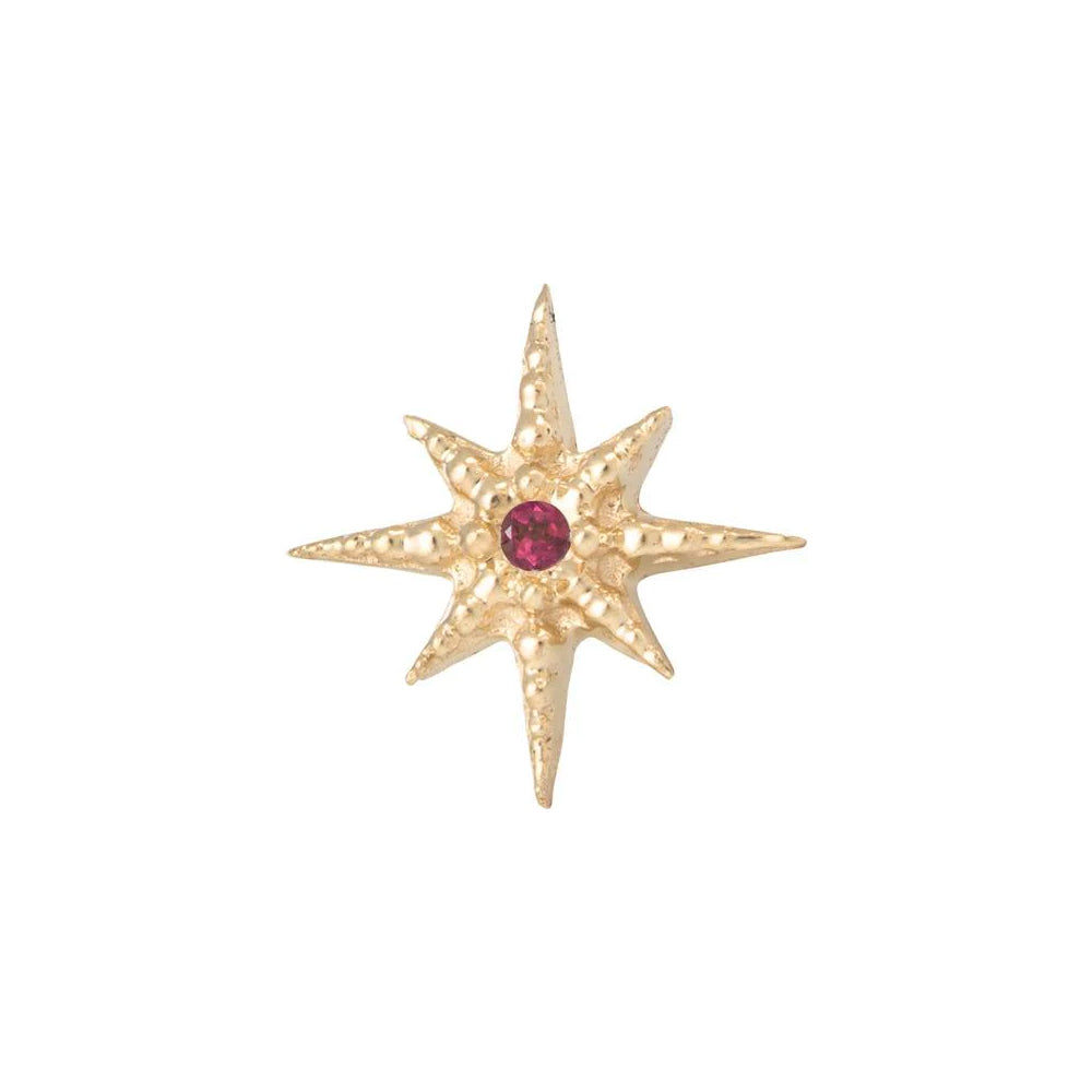 threadless: Lustre Pin in Gold with Gemstone