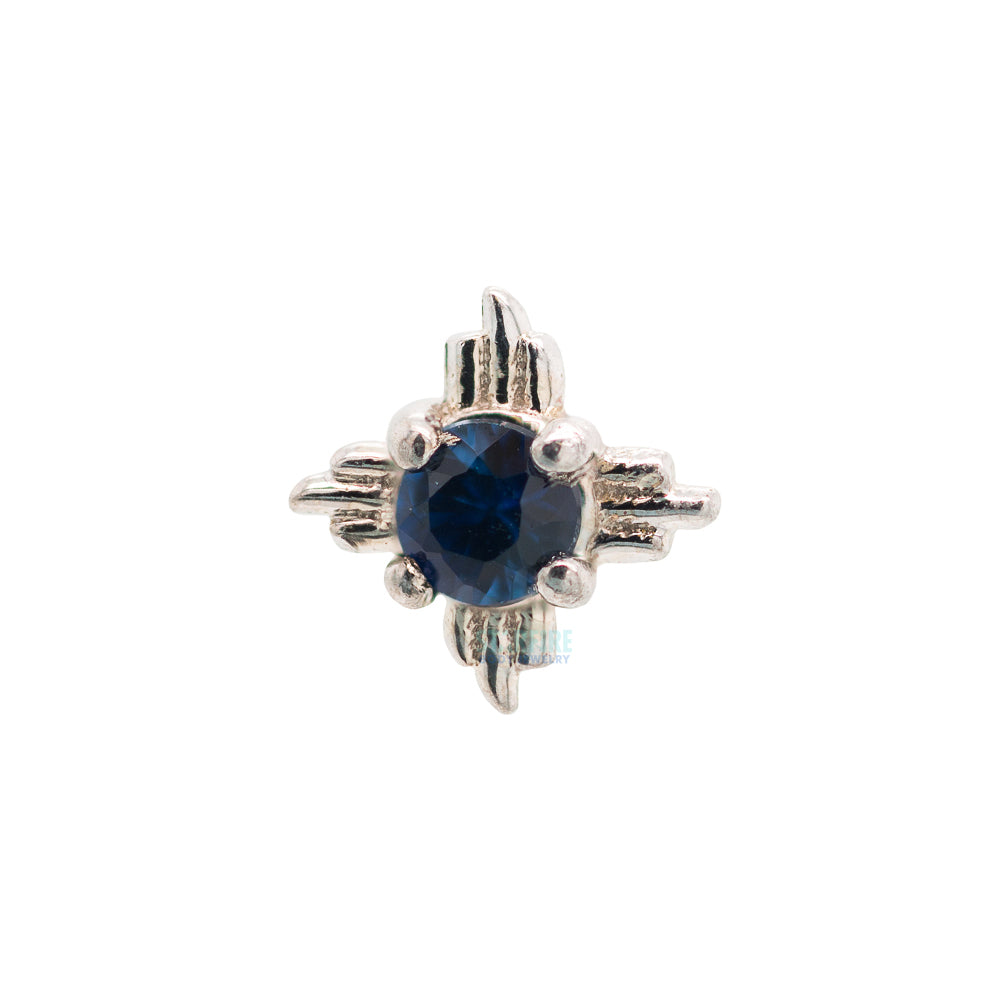 threadless: Radiant Pin in Gold with Gemstone