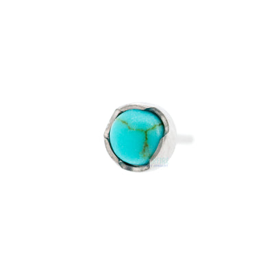 threadless: Prong-Set Natural Stone Cabochon End