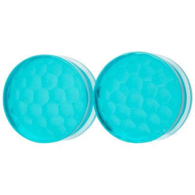 Martele Glass Solid Plugs - Turquoise