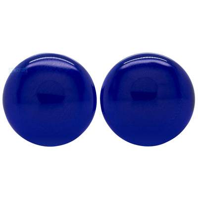 Simple Glass Plugs - Cobalt