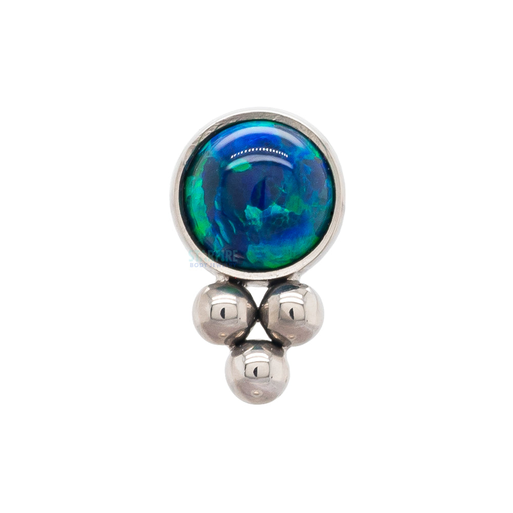 threadless: 11HT-3 'Haute Couture' Opal Bezel Pin