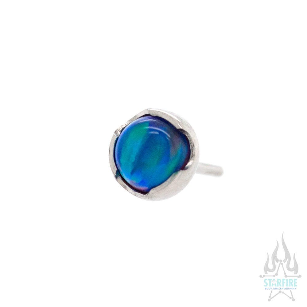 threadless: Prong-Set Opal Cabochon End