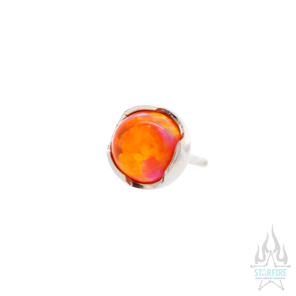 threadless: Prong-Set Opal Cabochon End