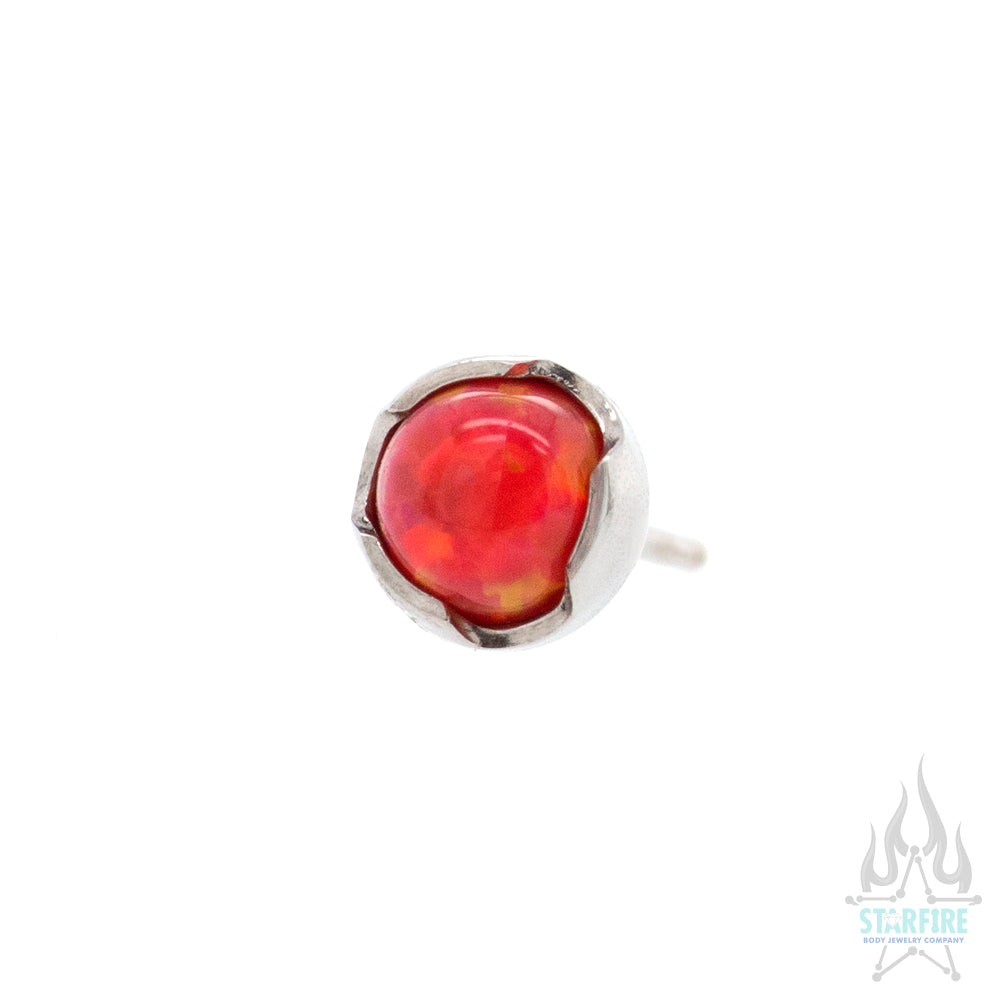 threadless: Prong-Set Opal Cabochon End