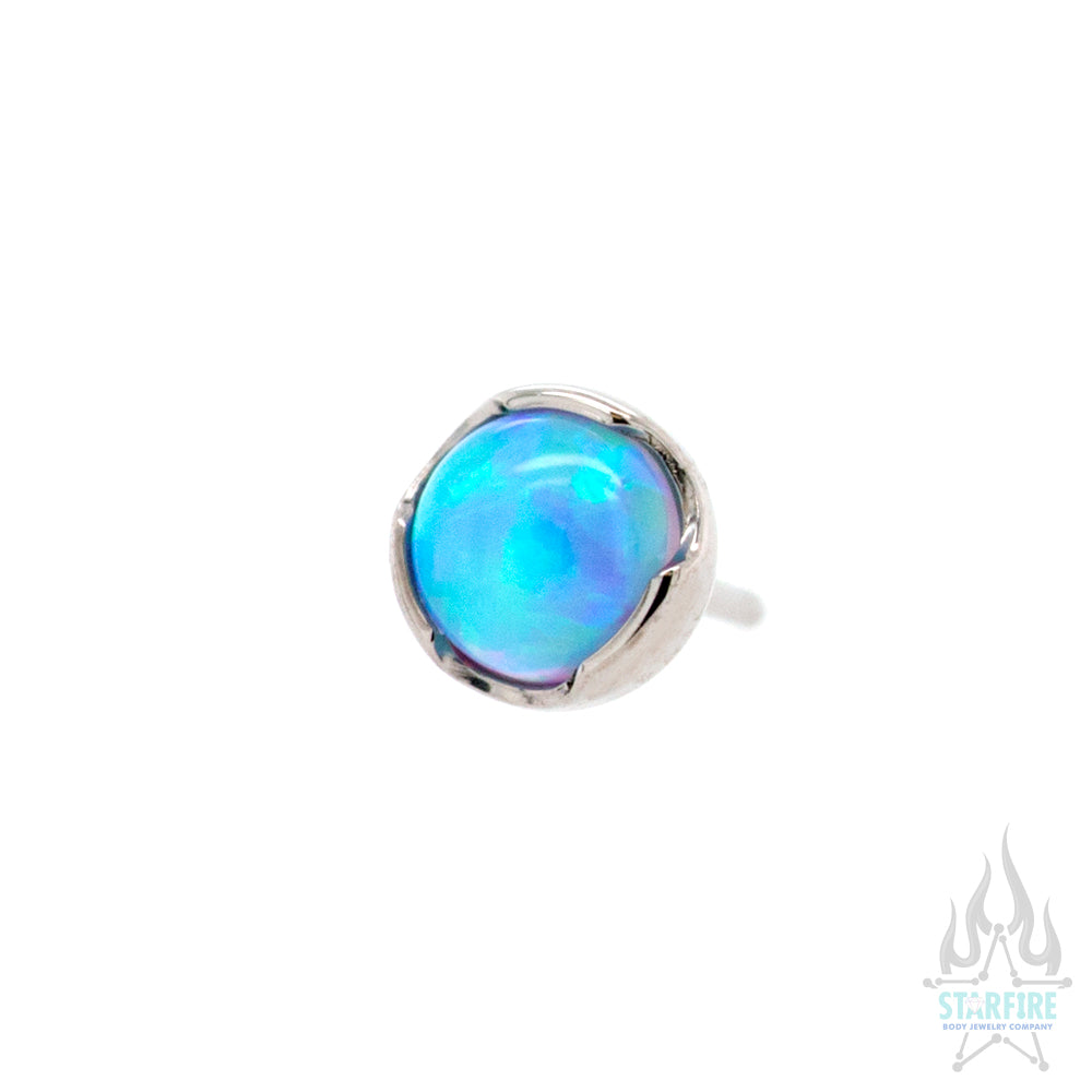 threadless: Prong-Set Opal Cabochon End