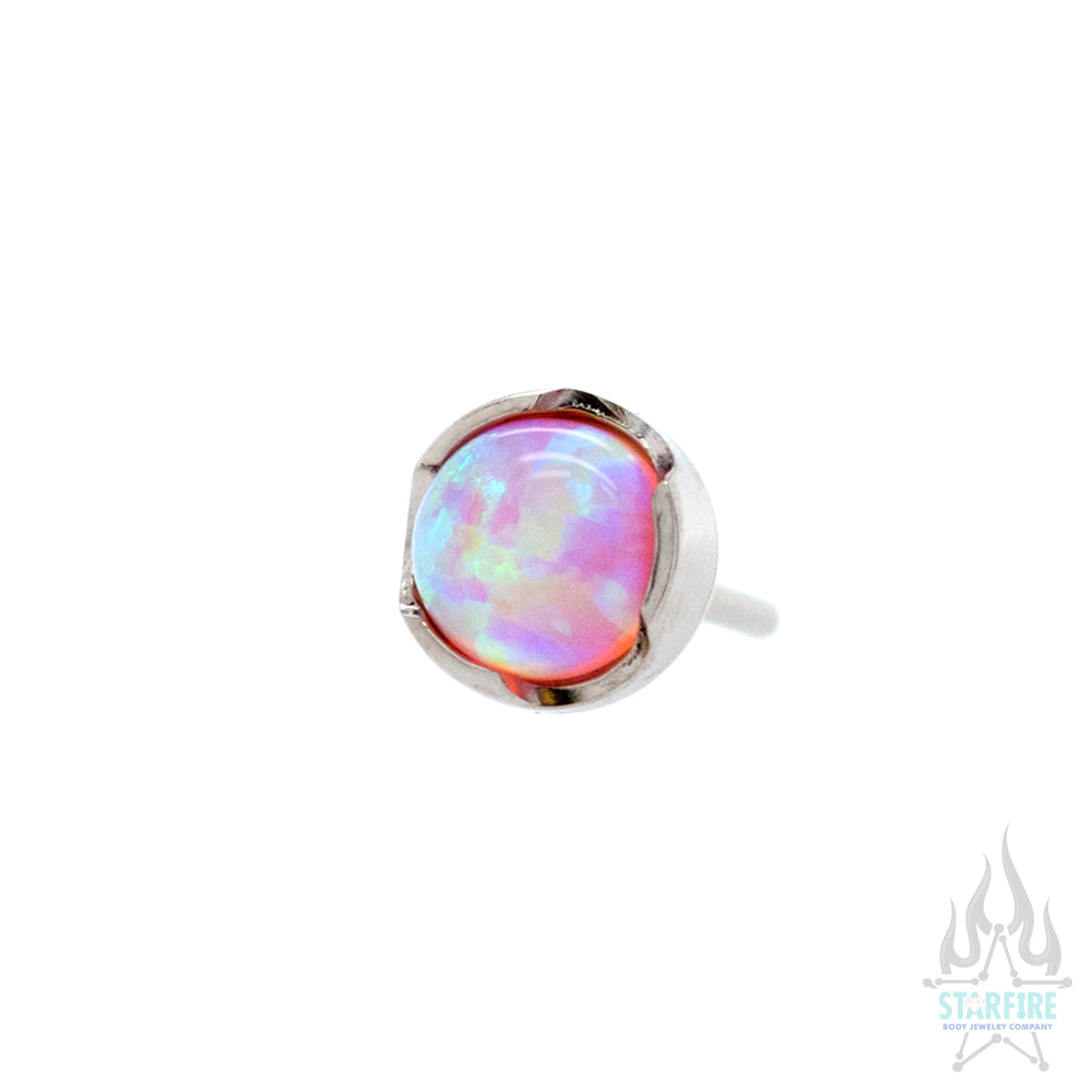 threadless: Prong-Set Opal Cabochon End