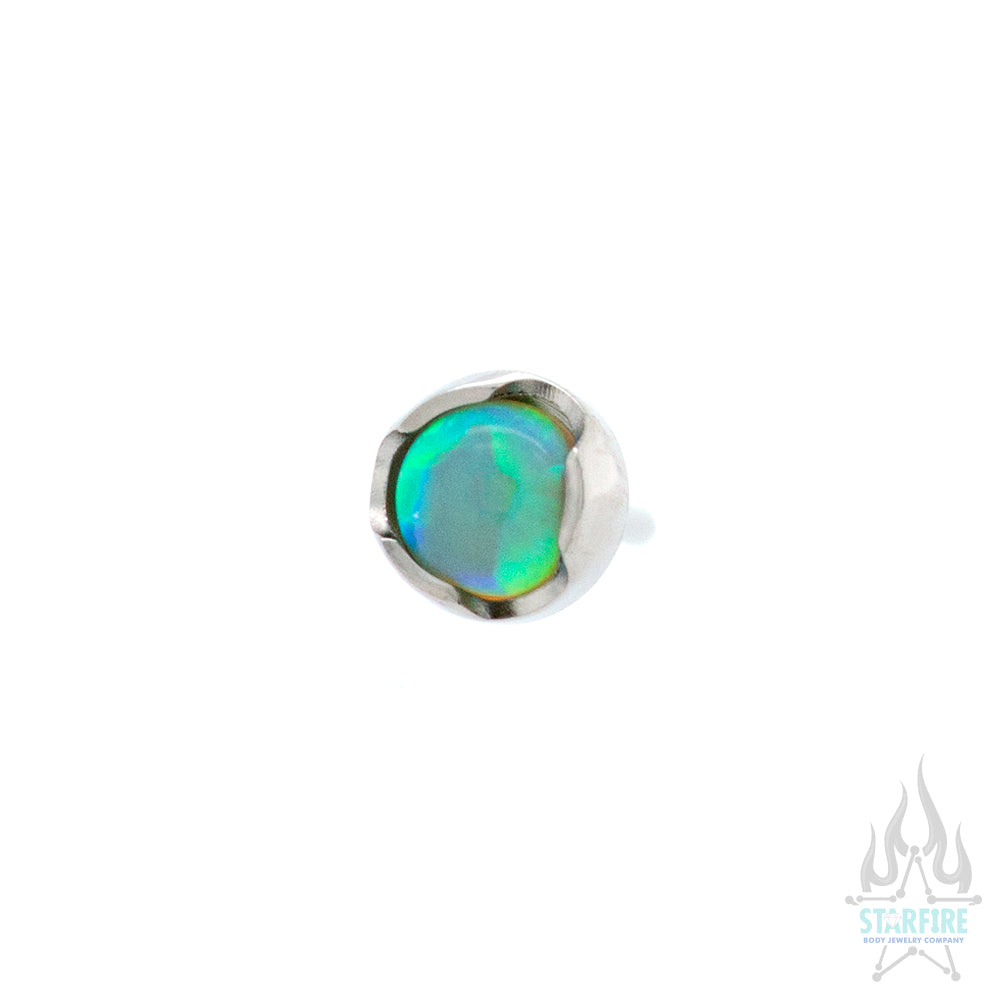 threadless: Prong-Set Opal Cabochon End