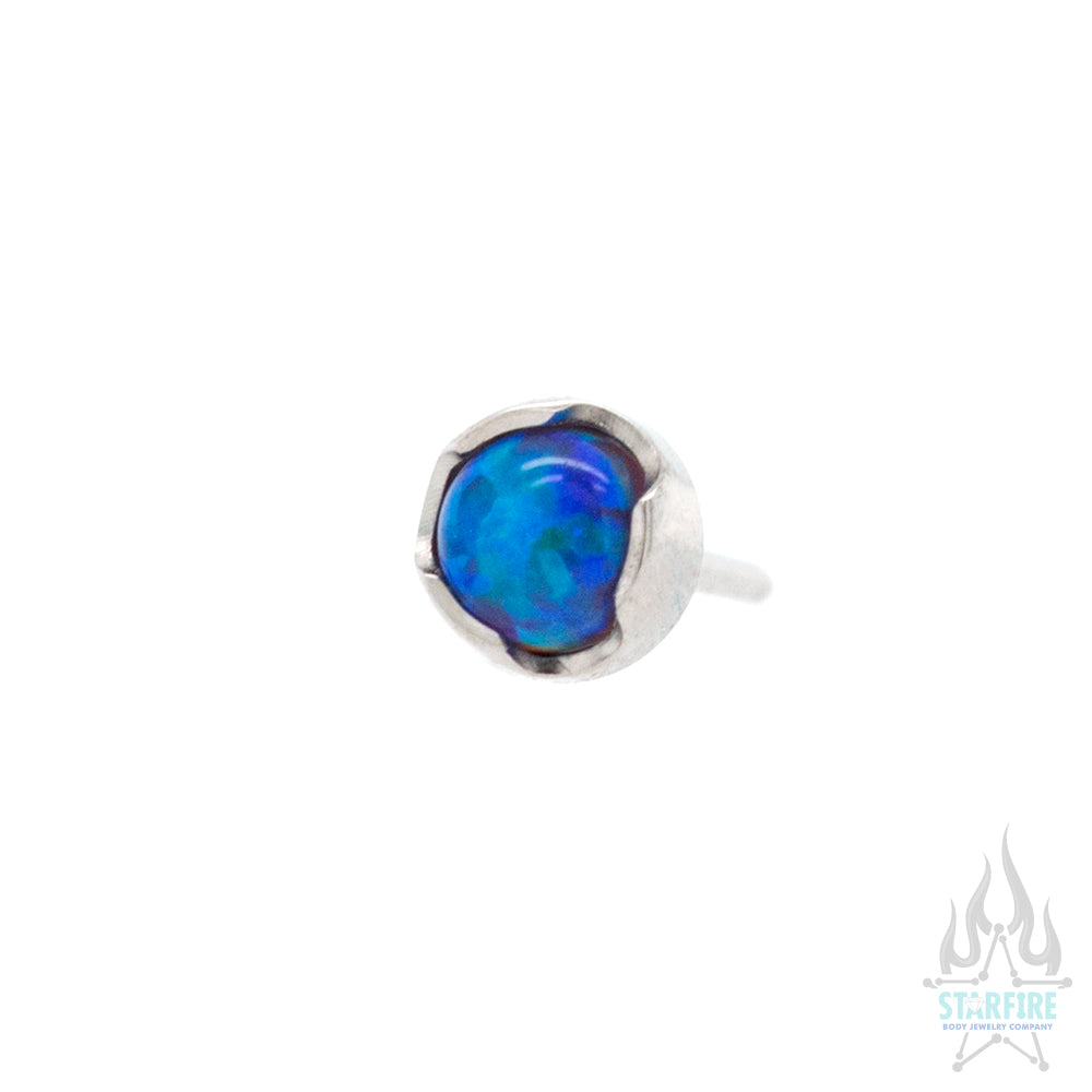threadless: Prong-Set Opal Cabochon End
