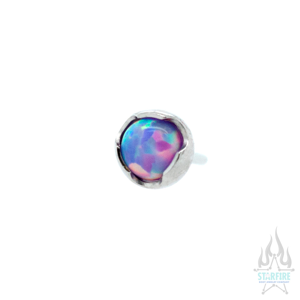 threadless: Prong-Set Opal Cabochon End