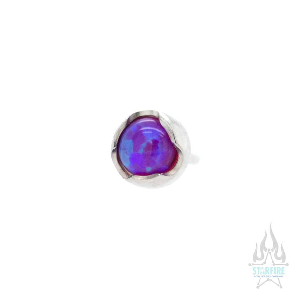 threadless: Prong-Set Opal Cabochon End