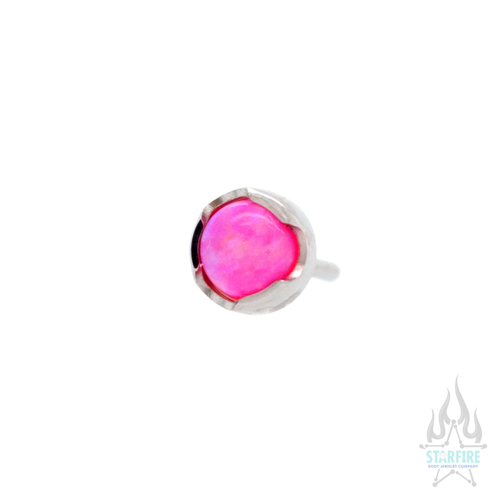 threadless: Prong-Set Opal Cabochon End