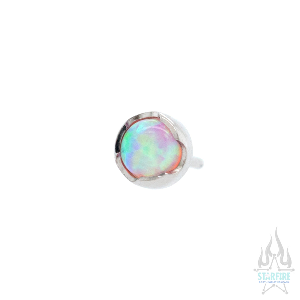threadless: Prong-Set Opal Cabochon End