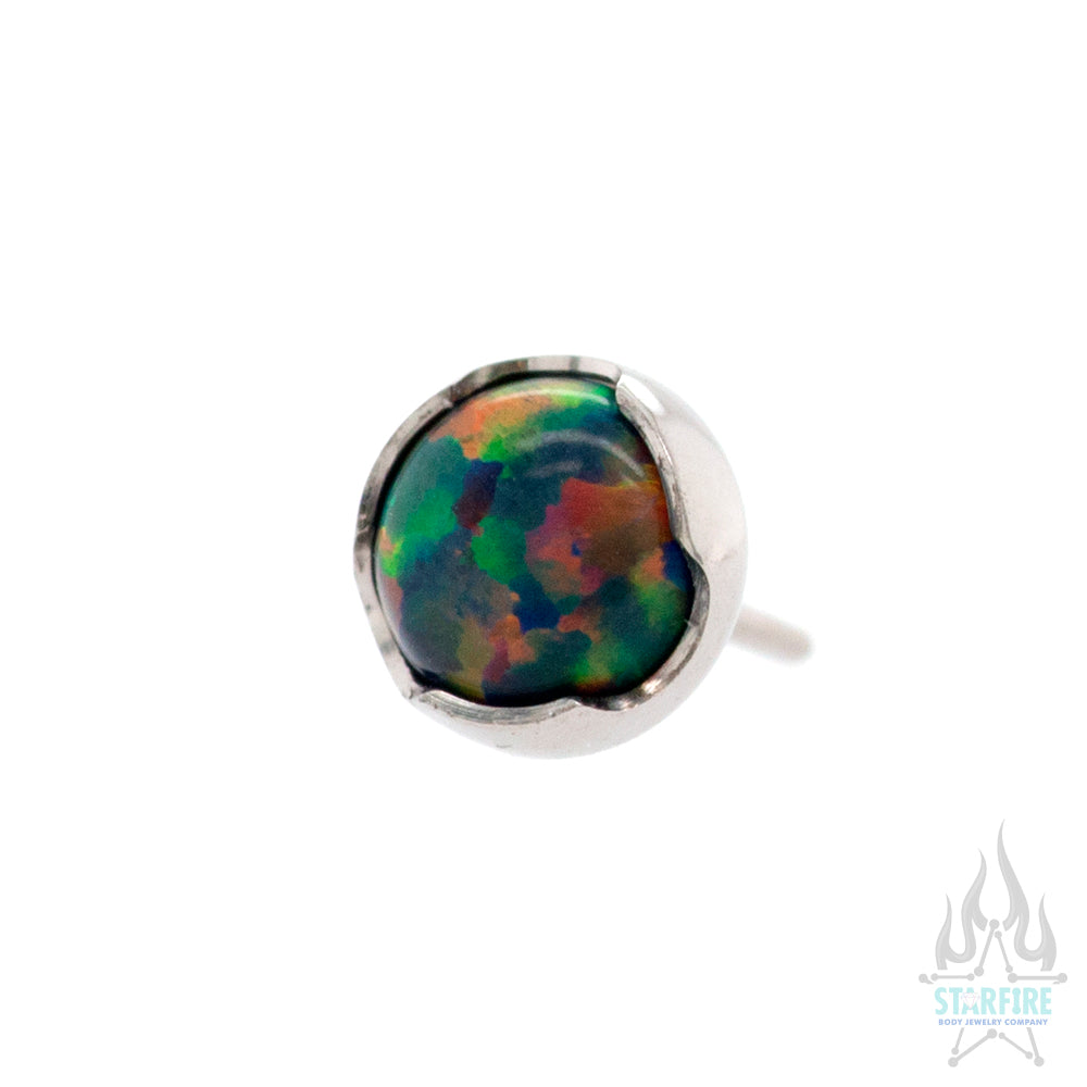 threadless: Prong-Set Opal Cabochon End