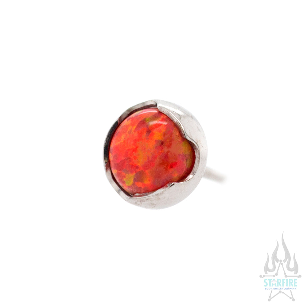 threadless: Prong-Set Opal Cabochon End