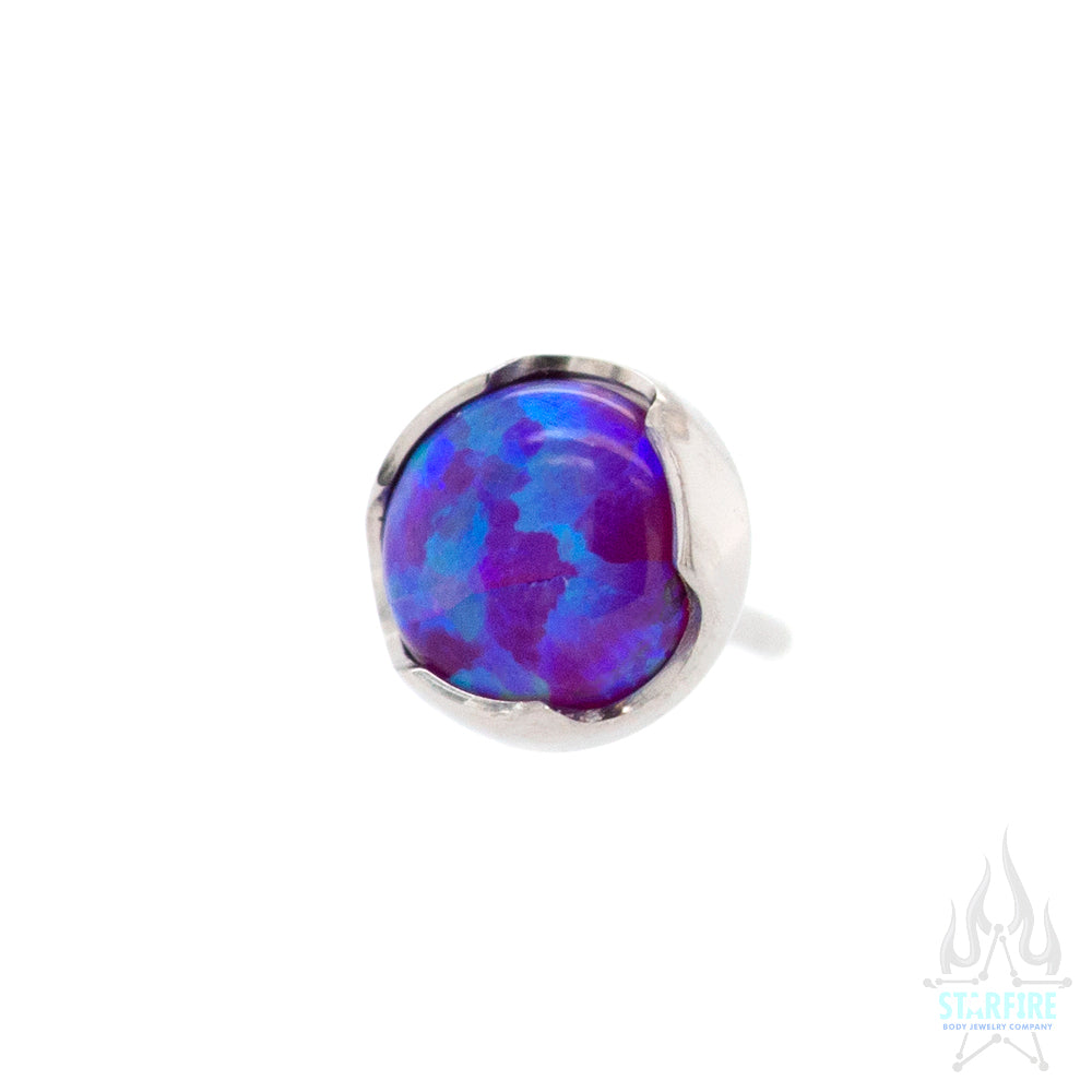 threadless: Prong-Set Opal Cabochon End