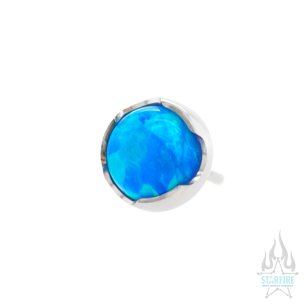 threadless: Prong-Set Opal Cabochon End