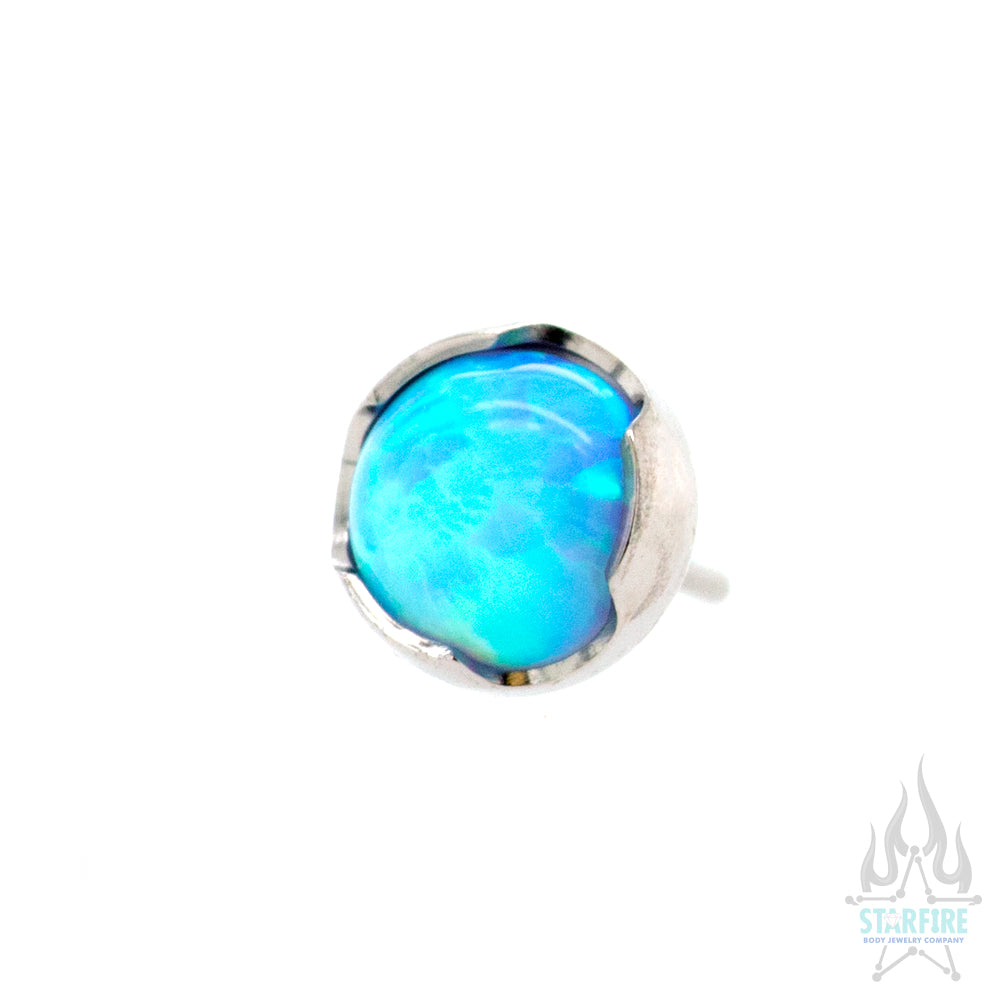 threadless: Prong-Set Opal Cabochon End
