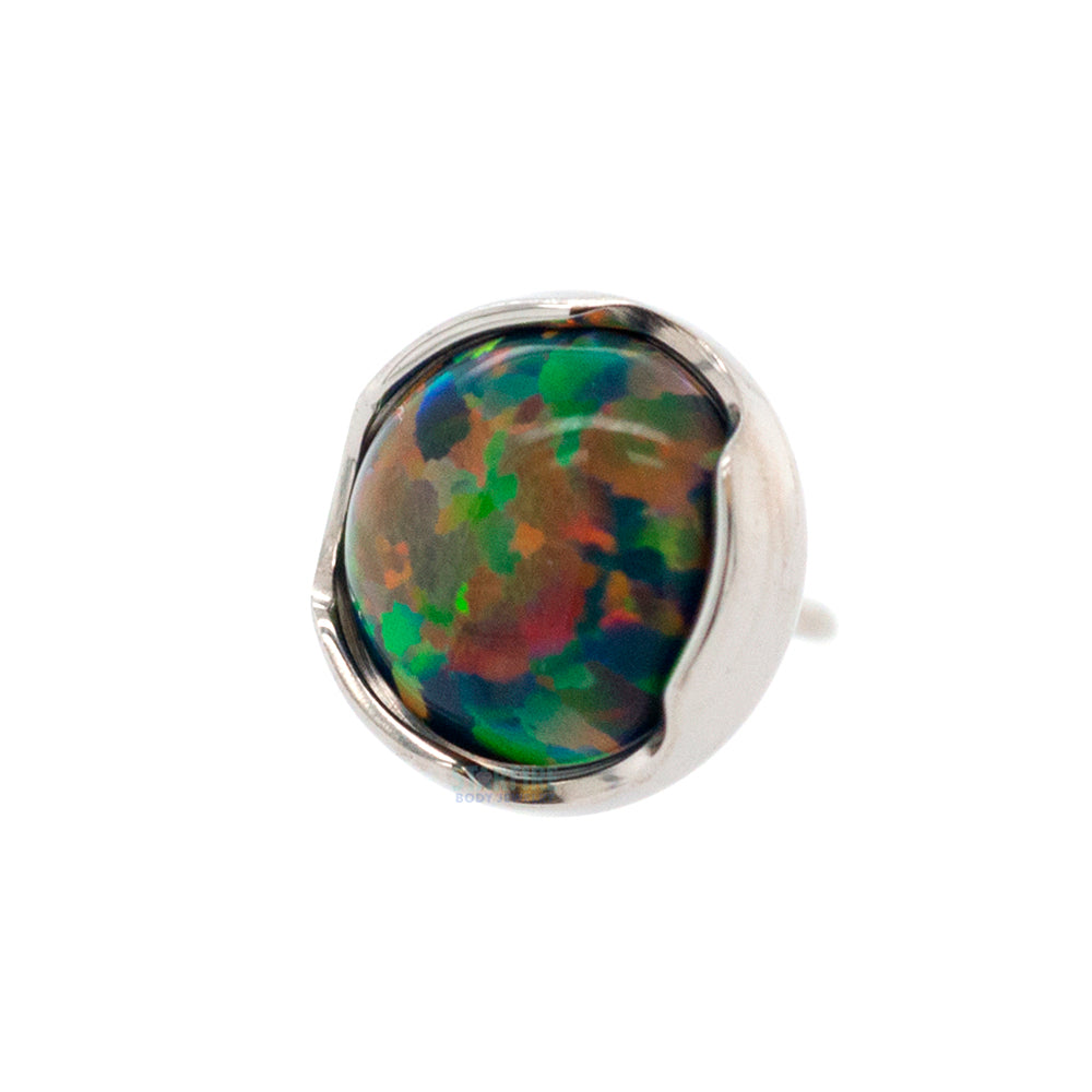 threadless: Prong-Set Opal Cabochon End