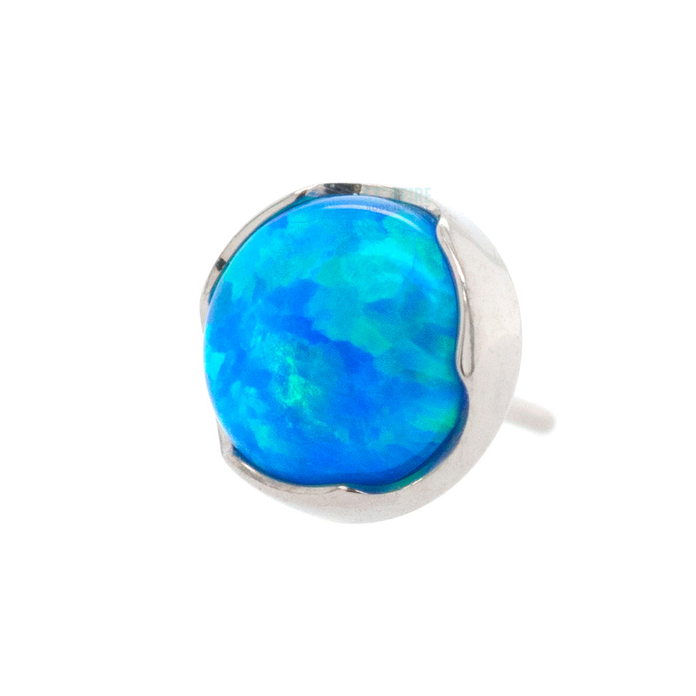 threadless: Prong-Set Opal Cabochon End