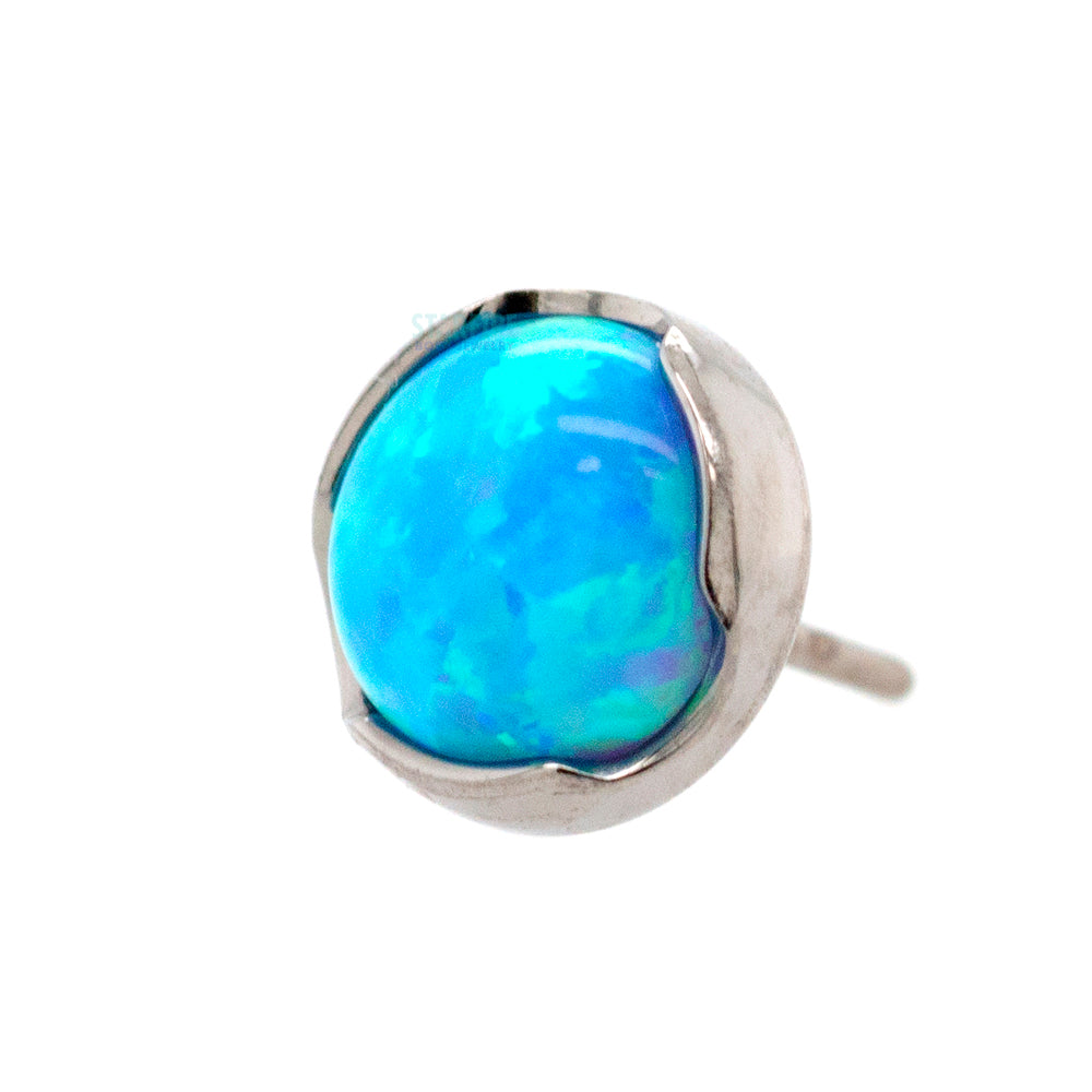 threadless: Prong-Set Opal Cabochon End