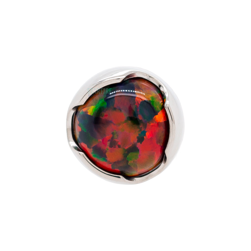 threadless: Prong-Set Opal Cabochon End