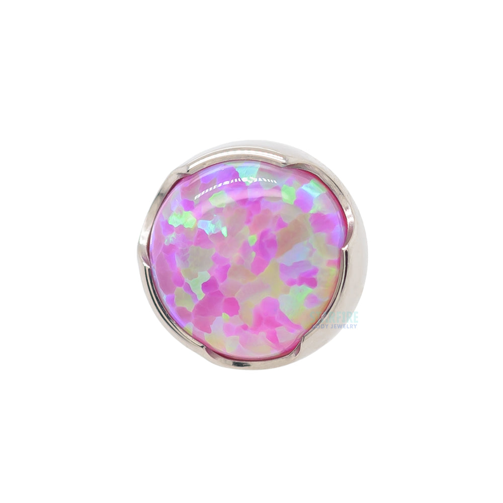 threadless: Prong-Set Opal Cabochon End