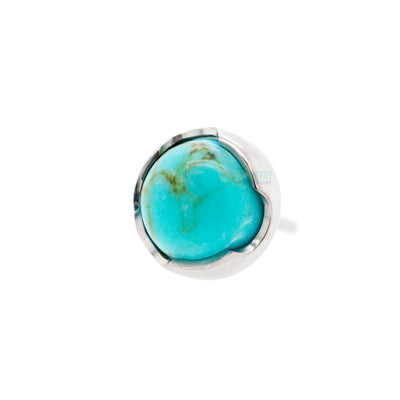 threadless: Prong-Set Natural Stone Cabochon End