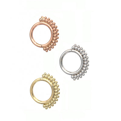 "Kolo" Nostril Seam Ring in Gold